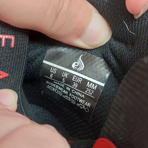 Ryderwear D-Mak II Mens Size 6 Black Red Gym Weightlifting Bodybuilding Shoes main image 7